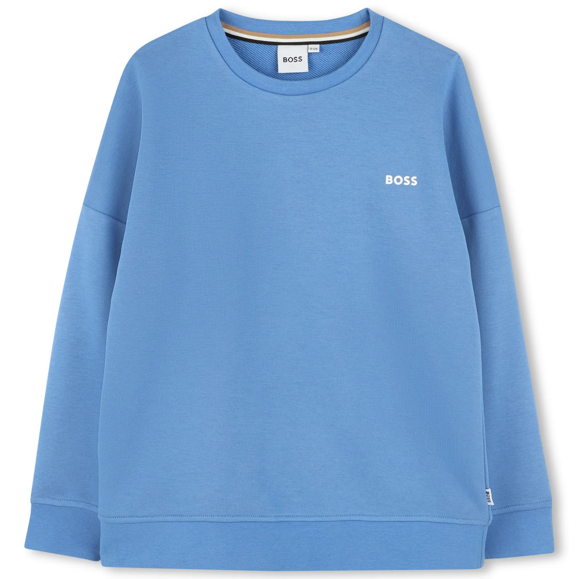 Sale BOSS Sweat-shirt col rond uni GIRBLUE