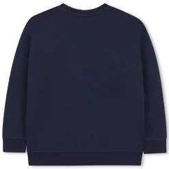 Best BOSS Sweat-shirt col rond uni BLEU CARGO