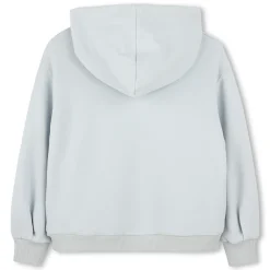Fashion CHLOE Sweat-shirt court à capuche BLEU DELAVE