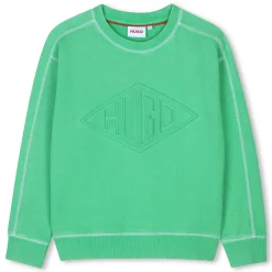 Best HUGO Sweat-shirt en molleton ISLAND GREEN