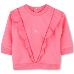 Sale GIVENCHY Sweat-shirt en molleton ROSE SORBET