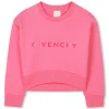 New GIVENCHY Sweat-shirt en molleton ROSE SORBET