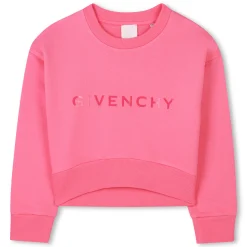 New GIVENCHY Sweat-shirt en molleton ROSE SORBET