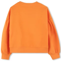Sale KENZO KIDS Sweat-shirt en molleton ORANGE