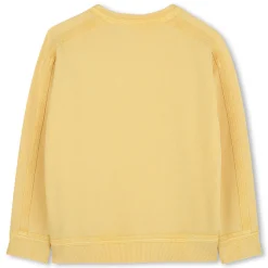 Online HUGO Sweat-shirt en molleton JAUNE POUSSIN