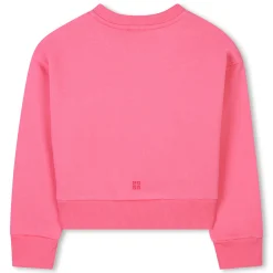 New GIVENCHY Sweat-shirt en molleton ROSE SORBET