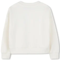 Sale KENZO KIDS Sweat-shirt en molleton OFFWHITE