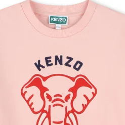 Fashion KENZO KIDS Sweat-shirt en molleton ENGLISH ROSE