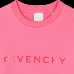 New GIVENCHY Sweat-shirt en molleton ROSE SORBET