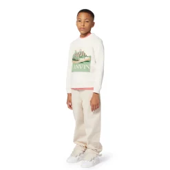 Fashion LANVIN Sweat-shirt en molleton ALBATRE