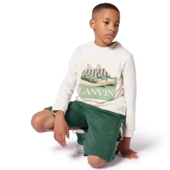 Fashion LANVIN Sweat-shirt en molleton ALBATRE