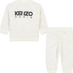 Hot KENZO KIDS Sweat-shirt et pantalon ECRU CHINE