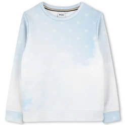 Online BOSS Sweat-shirt imprimé PERSIAN BLUE