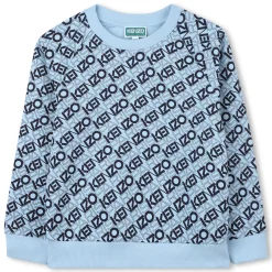 Fashion KENZO KIDS Sweat-shirt imprimé coton ICEBERG