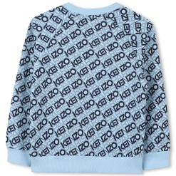 Fashion KENZO KIDS Sweat-shirt imprimé coton ICEBERG