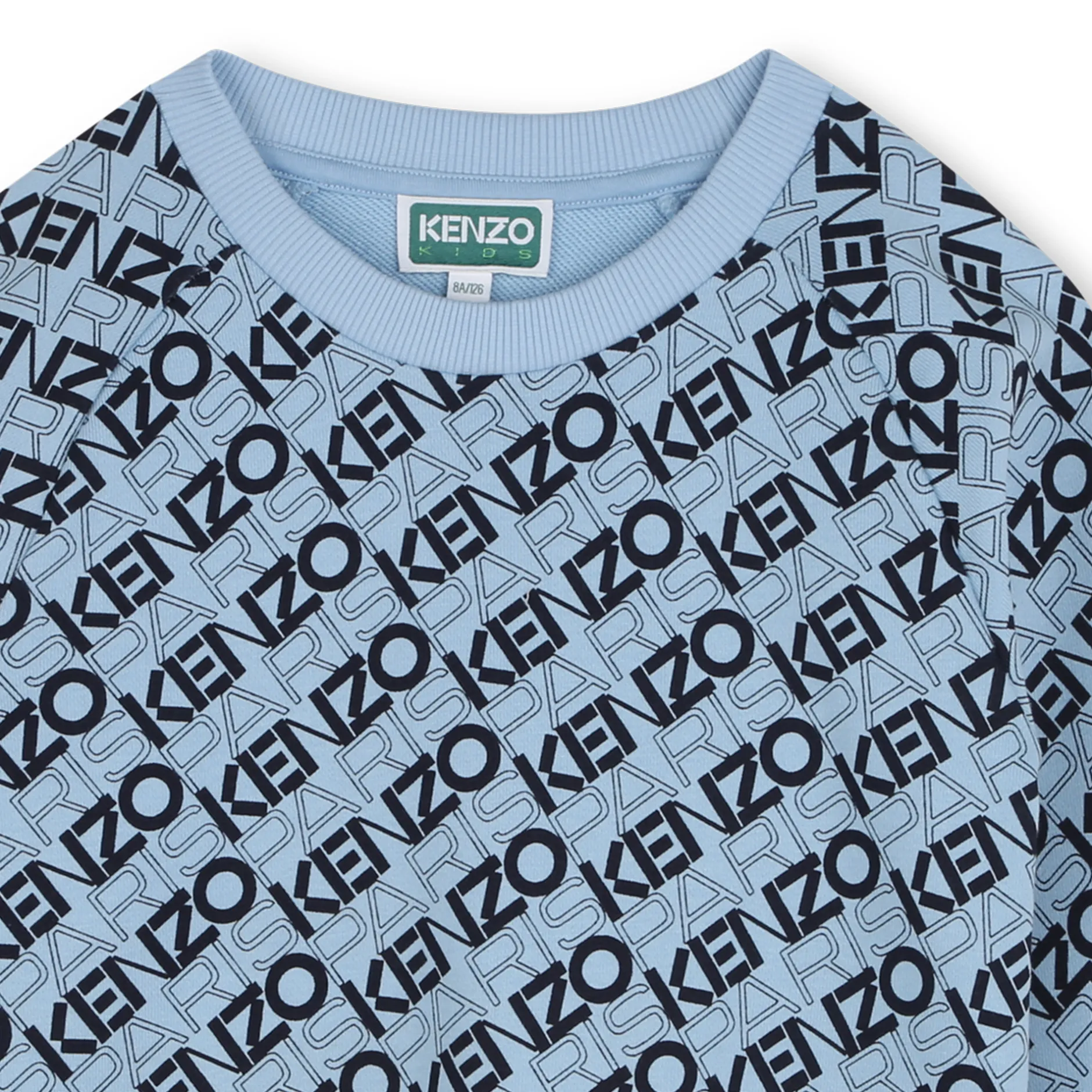 Fashion KENZO KIDS Sweat-shirt imprimé coton ICEBERG