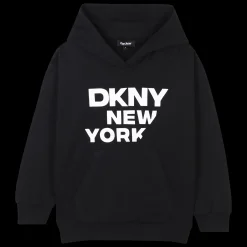 Best DKNY Sweat-shirt imprimé relief BLACK
