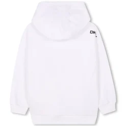 New DKNY Sweat-shirt imprimé relief BLANC