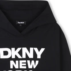 Best DKNY Sweat-shirt imprimé relief BLACK