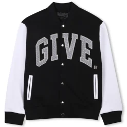 Fashion GIVENCHY Sweat-shirt molleton bicolore BLACK
