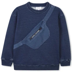 Best MARC JACOBS Sweat-shirt molleton imprimé DENIM BLUE
