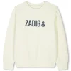 Outlet ZADIG & VOLTAIRE Sweat-shirt molletonné JAUNE ACIDULE