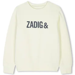 Outlet ZADIG & VOLTAIRE Sweat-shirt molletonné JAUNE ACIDULE