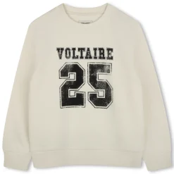 Sale ZADIG & VOLTAIRE Sweat-shirt molletonné MILK