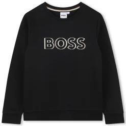 Clearance BOSS Sweat-shirt molletonné BLACK