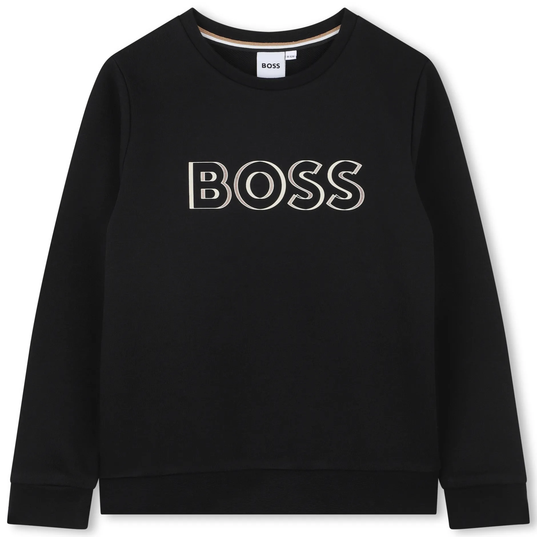 Clearance BOSS Sweat-shirt molletonné BLACK