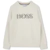 Clearance BOSS Sweat-shirt molletonné VANILLE