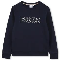 Online BOSS Sweat-shirt molletonné BLEU CARGO