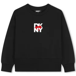 Discount DKNY Sweat-shirt molletonné BLACK