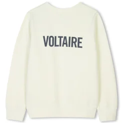 Outlet ZADIG & VOLTAIRE Sweat-shirt molletonné JAUNE ACIDULE