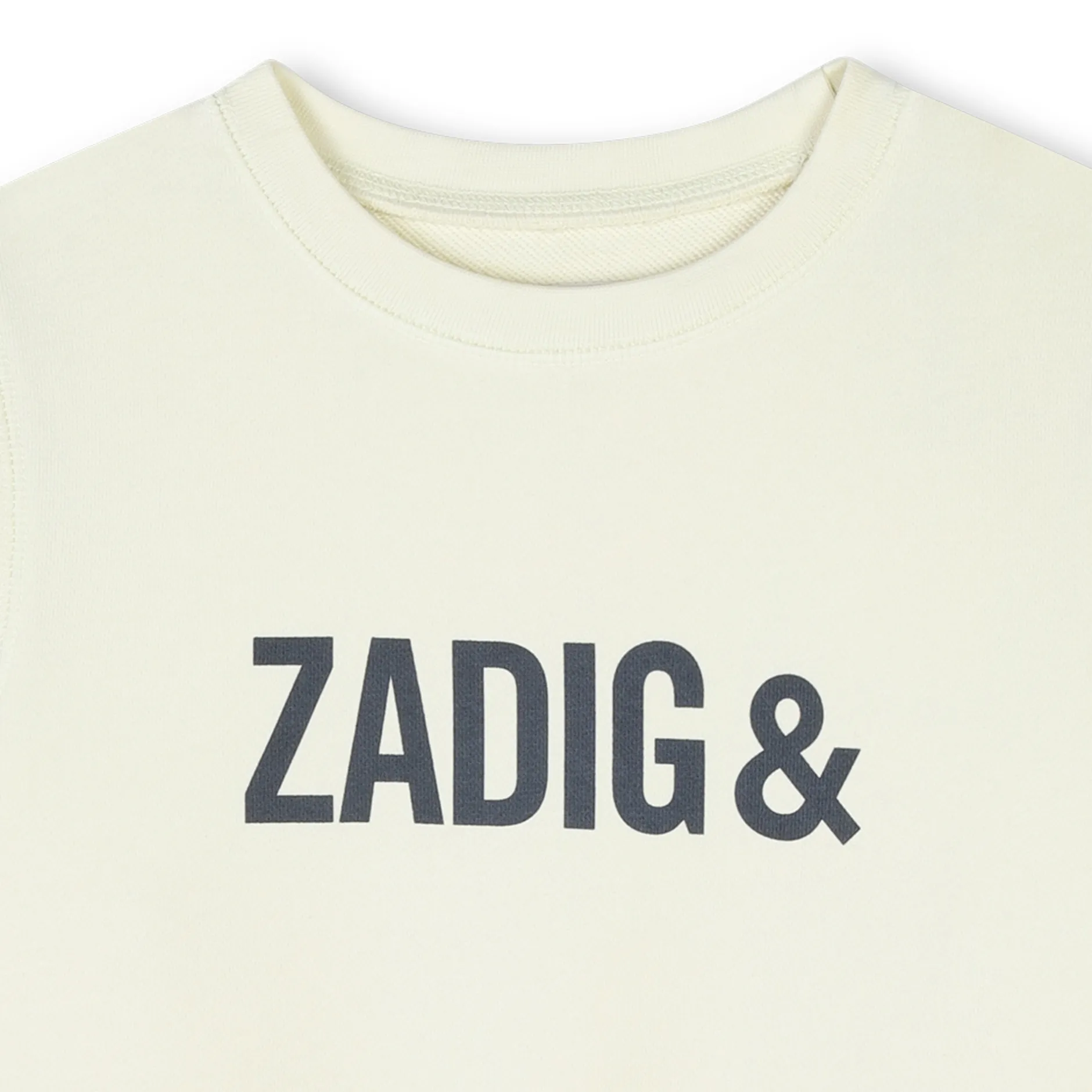 Outlet ZADIG & VOLTAIRE Sweat-shirt molletonné JAUNE ACIDULE
