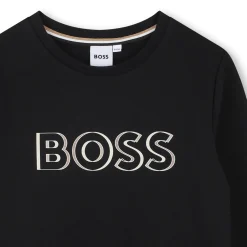 Clearance BOSS Sweat-shirt molletonné BLACK
