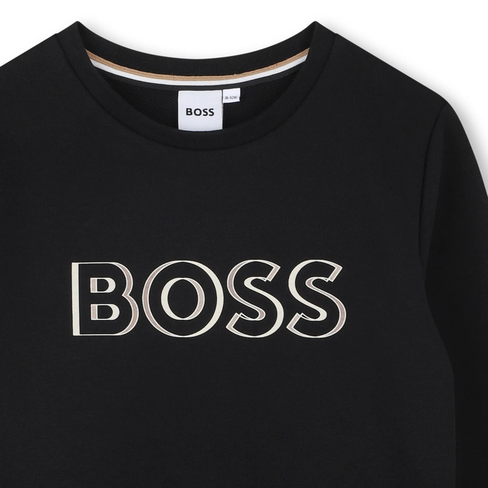 Clearance BOSS Sweat-shirt molletonné BLACK