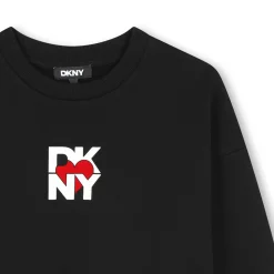 Discount DKNY Sweat-shirt molletonné BLACK