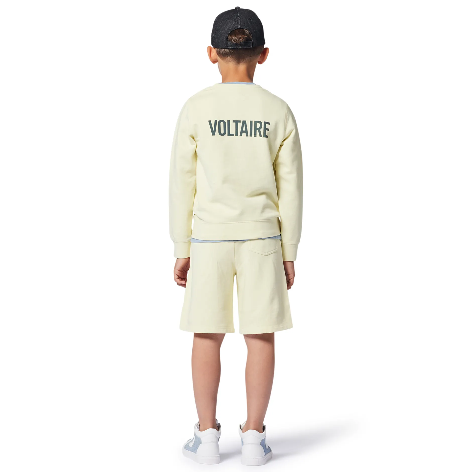 Outlet ZADIG & VOLTAIRE Sweat-shirt molletonné JAUNE ACIDULE