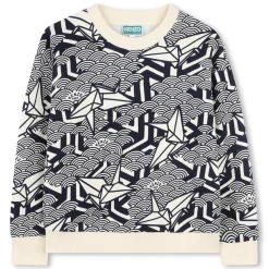 Fashion KENZO KIDS Sweat-shirt molletonné coton CABAN