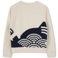 Hot KENZO KIDS Sweat-shirt molletonné coton PALE TRENCH