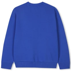 New KENZO KIDS Sweat-shirt molletonné coton WAVE BLUE