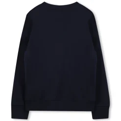 Outlet BOSS Sweat-shirt molletonné imprimé BLEU CARGO