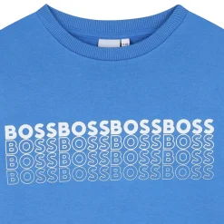Hot BOSS Sweat-shirt molletonné imprimé SPLASH