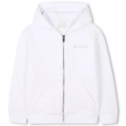 Sale GIVENCHY Sweat-shirt orné de strass BLANC
