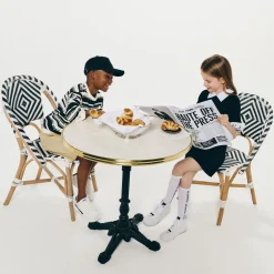 Fashion KARL LAGERFELD KIDS Sweat-shirt rayé CHALK