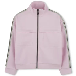 Hot KARL LAGERFELD KIDS Sweat-shirt taille élastiquée POMEGRANATE