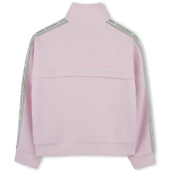 Hot KARL LAGERFELD KIDS Sweat-shirt taille élastiquée POMEGRANATE