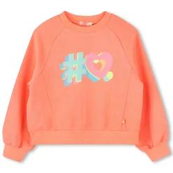 Best BILLIEBLUSH Sweat-shirt teinté en molleton CORAIL FLUO