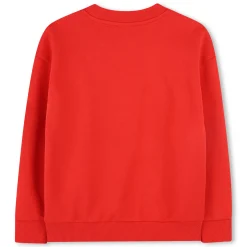 Best KENZO KIDS Sweat-shirt Tigre brodé ROUGE VIF